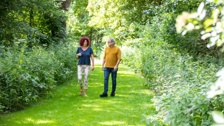 Ab en Gemma, Mindful wandelen